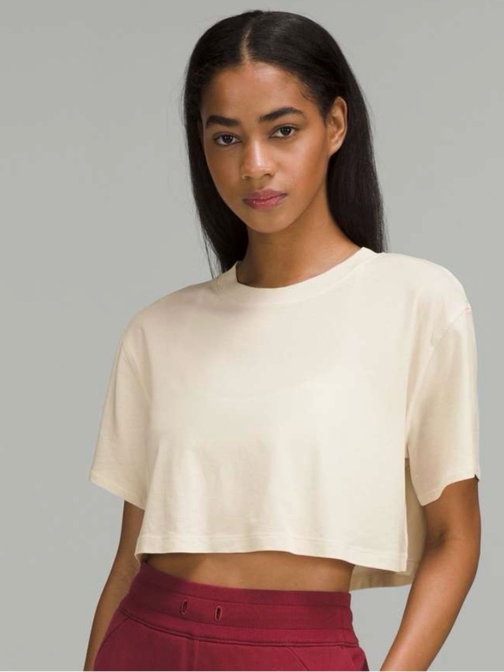 lululemon - All Yours Cropped T-Shirt - White
